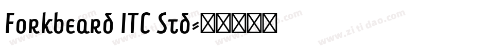 Forkbeard ITC Std字体转换
